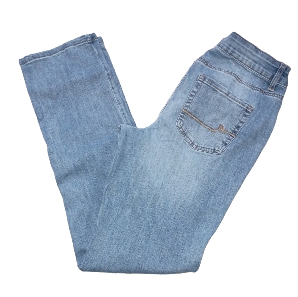 M.Jeans by Maurices Mid Rise Straight Leg Jeans Size 12 Long